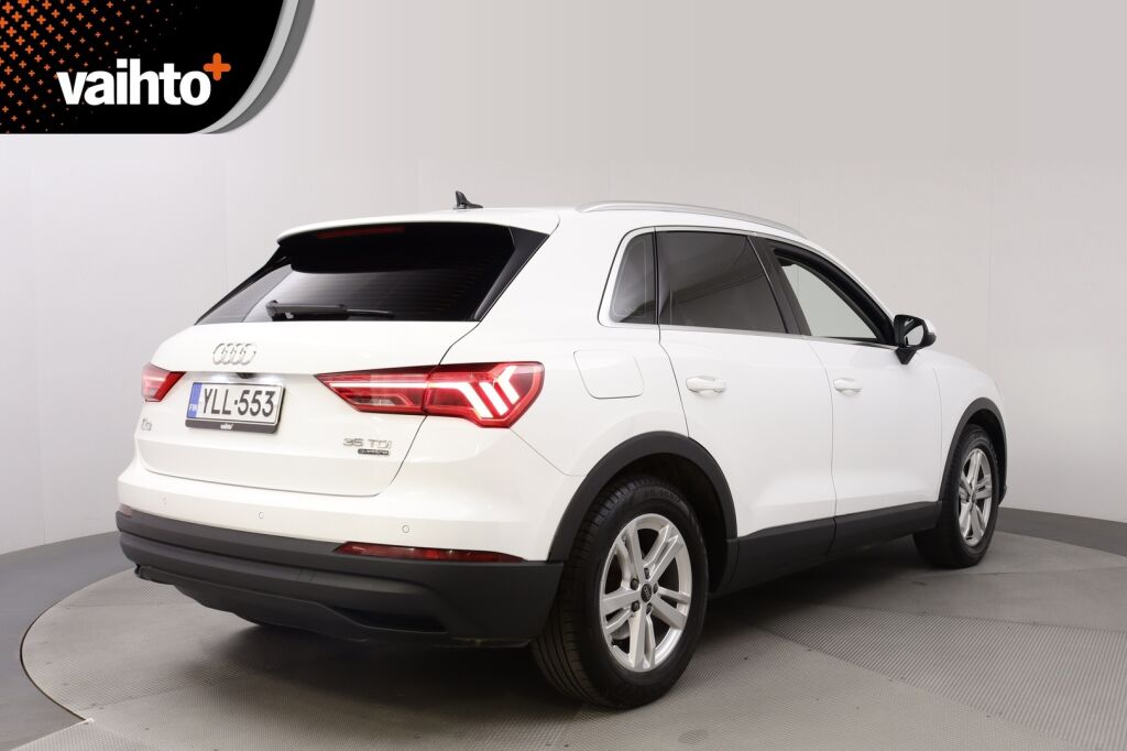 Audi Q3 2022 Business 35 TDI 110kW quattro S tronic / Vetokoukku / Adapt. vakkari / Merkkiliikkeen huoltohistoria / Uusi tuulilasi