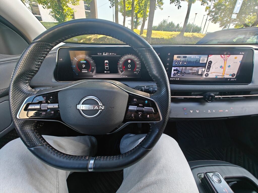 Nissan Ariya 2023 63kWh Advance 2WD 22kw charger / Lämpöpumppu / ACC / 360 Kamerat / Lämmitettävä tuulilasi / Led-ajovalot