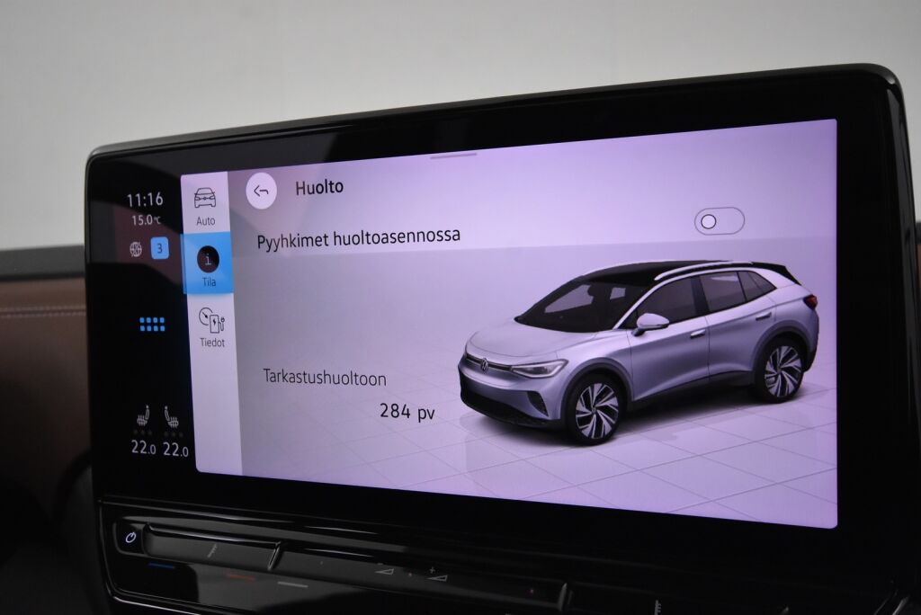 Volkswagen ID.4 2021 Pro Performance Max 150 kW, akku 77 kWh / HUD / ACC / iQ Light / Panoraama / Hieronnat etuistuimissa