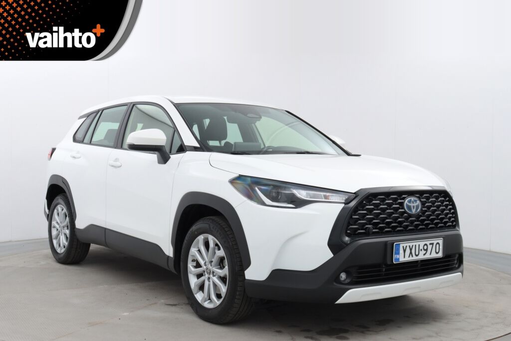 Toyota Corolla Cross 2023 2.0 Hybrid Active / Tehdastakuu / 1-Om. Suomiauto / ALV / Adapt. vakkari / P-Kamera / Navi / Ratinlämmitin / LEDit
