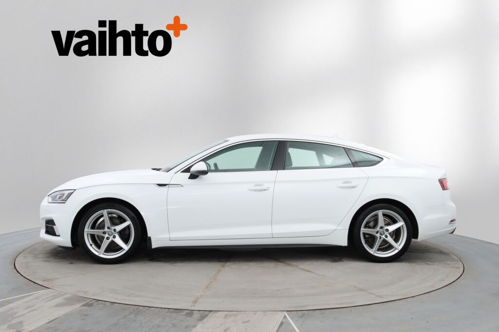 Audi A5 2018 Sportback Business Sport Comfort Edition 2,0 TFSI 140 kW S tronic MHEV / Suomiauto / Webasto / Vetokoukku / Tutkat / Navi /
