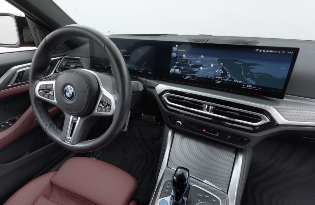 BMW I4 M50 2023 Charged Plus / Suomiauto / ACC / 360° / HUD / Laser / Koukku / Nahkaverhoilu