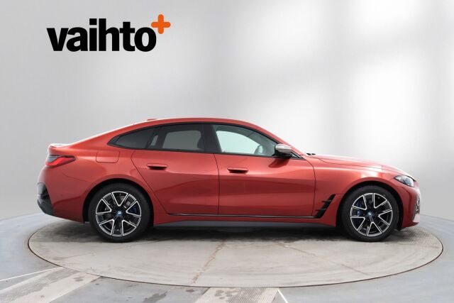 BMW I4 M50 2023 Charged Plus / Suomiauto / ACC / 360° / HUD / Laser / Koukku / Nahkaverhoilu