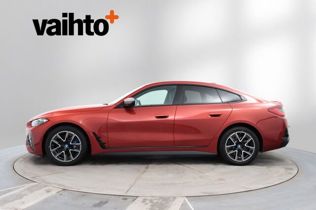 BMW I4 M50 2023 Charged Plus / Suomiauto / ACC / 360° / HUD / Laser / Koukku / Nahkaverhoilu