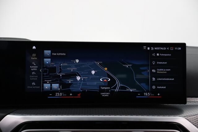 BMW I4 M50 2023 Charged Plus / Suomiauto / ACC / 360° / HUD / Laser / Koukku / Nahkaverhoilu